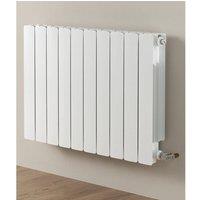 Clifton White Horizontal Radiator 681mm (H) x 400mm (W) (Amsterdam)