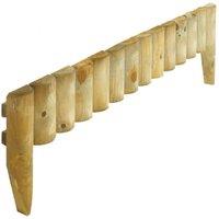 Cheshire Pressure Treated 6" Border Fence 1.0m (4 pack) in Natural
