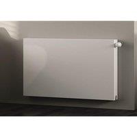 Clifton White Horizontal Double Convector Radiator Type 22 500mm(H)x1600mm(W) in Metallic Silver