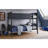 Ashfield Modern Anthracite Bunk Bed in Charcoal | Size: Single