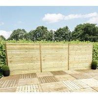 Marlborough 5FT Horizontal Pressure Treated 12mm Tongue & Groove Fence Panel in Natural