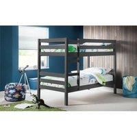 Ashfield Anthracite Bunk Bed in Charcoal | Size: Single