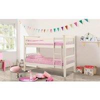 Ashfield Premium Stone White Finish Shaker Style Bunk Bed | Size: Single