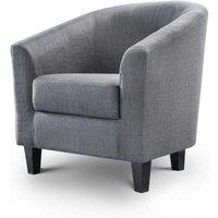 Ashfield Tub Chair in Slate Grey Linen