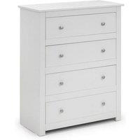 Ashfield Clean Surf White 4 Drawers Chest