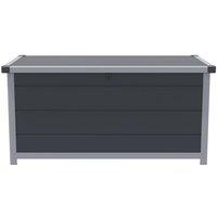 Cheshire 4 x 2 Plastic Cushion Box (Dark Grey) in Dark Grey