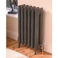 Clifton Cast Iron Horizontal Radiator 954mm (H) x 456mm (W) (Rome) in Charcoal