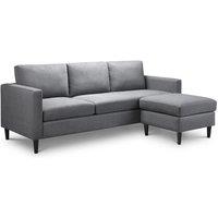 Ashfield Grey Linen Corner Sofa
