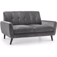 Ashfield Velvet 2 Seater Sofa in Grey