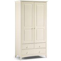 Ashfield Stone White Combination Wardrobe in Ivory