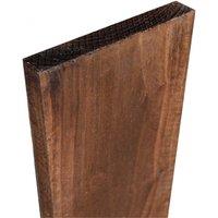 Cheshire PACK OF 3: Brown Timber Gravel Board in Natural