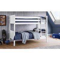 Ashfield Modern White Bunk Bed | Size: Single