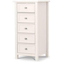 Ashfield Premier Surf White 5 Drawers Tall Chest