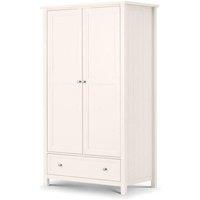 Ashfield Premier Pure White 2 Doors Combination Wardrobe
