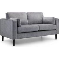 Ashfield Chenille Fabric 2 Seater Sofa (Grey) in Grey