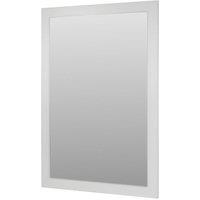 Clifton White Gloss 900mm x 60cm Bathroom Mirror | Size: 900mm x 60 cm