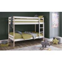 Ashfield Classic 2 Tone Design Bunk Bed in White | Size: Single