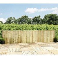 Marlborough 4FT Vertical Pressure Treated 12mm Tongue & Groove Fence Panel in Natural