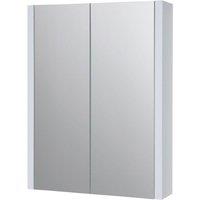 Clifton White Mirror Bathroom Cabinet 500mm Wide