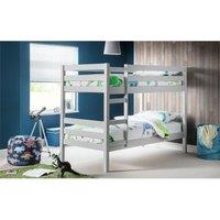 Ashfield Dove Grey Bunk Bed in Pale Grey | Size: Single