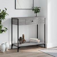 Berkfield Home Console Table Grey Sonoma 75x34.5x75 cm Engineered Wood