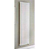 Clifton White Vertical Single Panel Radiator 1800mm (H) x 480mm (W)