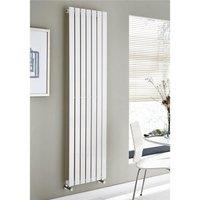 Clifton White Vertical Single Panel Radiator 1800mm (H) x 410mm (W)