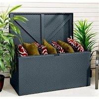 Cheshire Deluxe Metal Deck Box Anthracite in Dark Grey