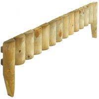 Cheshire 12" Timber Border Fence (4 pack) in Natural
