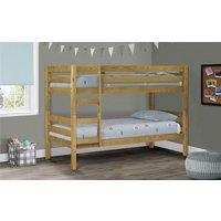 Ashfield Pine Bunk Bed in Light Oak | Size: Single