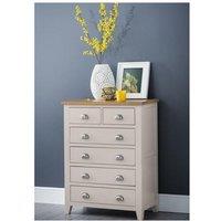 Ashfield Elegant 6 Drawers Chest in Light Grey