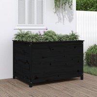 Berkfield Home Garden Raised Bed Black 119.5x82.5x78 cm Solid Wood Pine