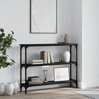 Berkfield Home Console Table Black 100x22.5x75 cm Engineered Wood