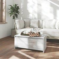 Berkfield Home Coffee Table Grey Sonoma 90x50x41.5 cm Engineered Wood