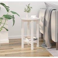 Berkfield Home Coffee Table White 40x60 cm Solid Wood Pine