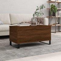 Berkfield Home Coffee Table Brown Oak 90x44.5x45 cm Engineered Wood