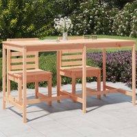 Berkfield Home Garden Table 203.5x90x110 cm Solid Wood Douglas in Brown