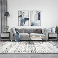 Berkfield Home Coffee Tables 2 pcs Concrete Grey 50x46x50 cm Engineered Wood | Size: 50 x 46 x 50 cm