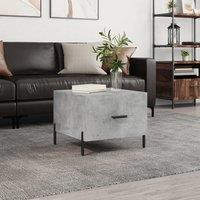 Berkfield Home Coffee Table Concrete Grey 50x50x40 cm Engineered Wood | Size: 50 x 50 x 40 cm