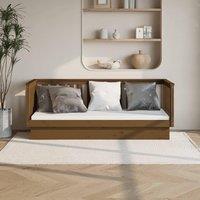 Berkfield Home Day Bed Honey Brown 90x190 cm Solid Wood Pine