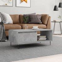 Berkfield Home Coffee Table Concrete Grey 90x50x36.5 cm Engineered Wood