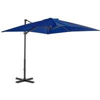 Berkfield Home Cantilever Umbrella with Aluminium Pole Azure Blue 250x250 cm
