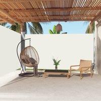 Berkfield Home Retractable Side Awning Cream 200x600 cm in Beige