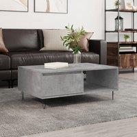 Berkfield Home Coffee Table Concrete Grey 90x60x35 cm Engineered Wood | Size: 90 x 60 x 35 cm