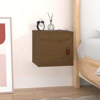 Berkfield Home Wall Cabinet Honey Brown 31.5x30x30 cm Solid Wood Pine