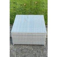 Square Rattan Coffee Tea Side Table