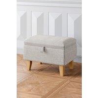 Upholstered Storage Ottoman Footstool