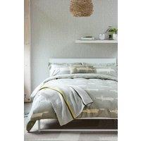 Scion 'Mr Fox Cotton' Duvet Cover in Silver | Size: Double