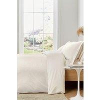 Murmur 'Meadow' Cotton Sateen Duvet Cover in Ivory | Size: Double