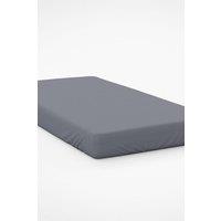 Belledorm Egyptian Cotton 200 Thread Count 30cm Fitted Sheet in Dark Grey | Size: Double